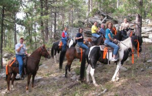 Horse Ride Activity at the 2008 Retreat