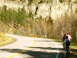 Bicycling the canyon